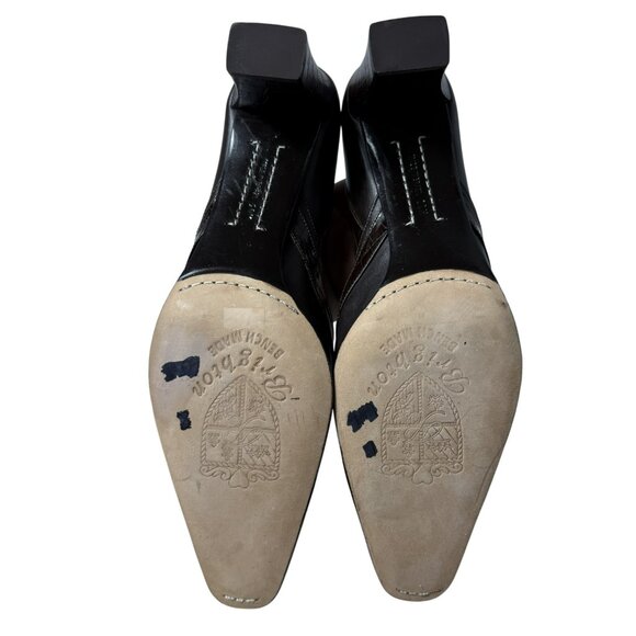 Brighton Brown Leather Heels • Croc-Embossed • Size 10M • EUC - Picture 8 of 9